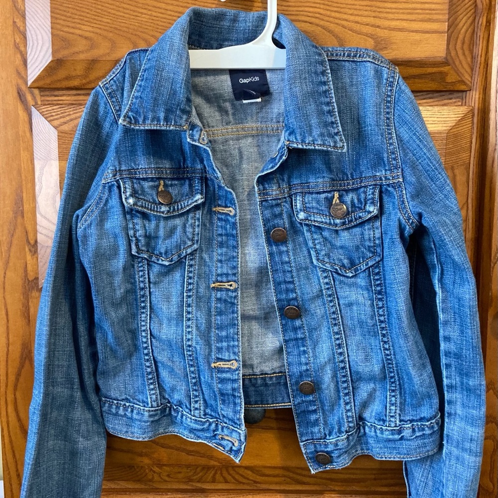 GAP girls Jean jacket size L (10)